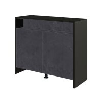CIANO Setschrank Aqua 80x30x70cm Black Marble