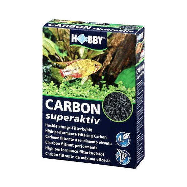 Hobby Carbon Superaktiv 500g - Dein Partner für klare Aquarienwasser