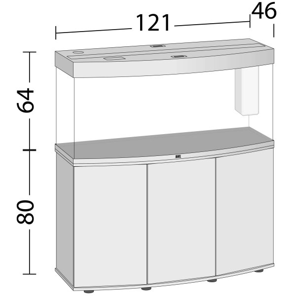 Juwel Kombi Vision 260 LED Weiß - Dein perfektes Aquarium