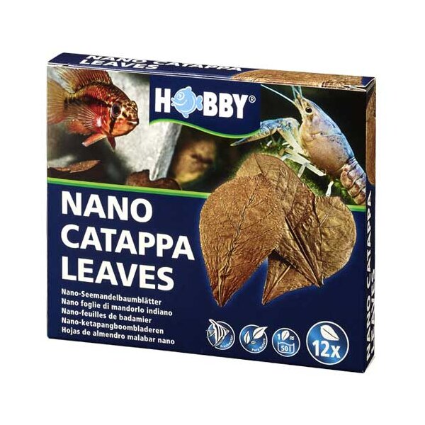 Hobby Catappa Leaves Nano - Natürliche Wasserreinigung für dein Aquarium