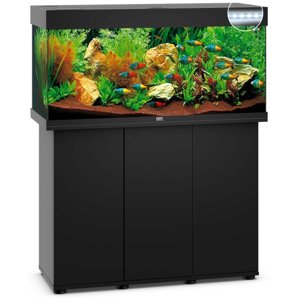 Juwel Kombi Rio 180 LED schwarz - Stilvoll & Funktionsreich
