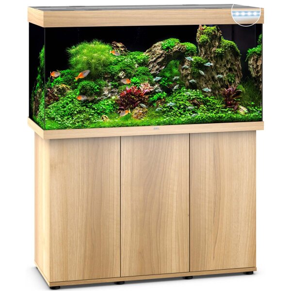 Juwel Kombi Rio 350 LED - Ihr Traumfischbecken aus hellem Holz