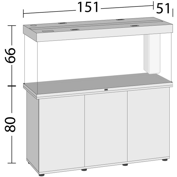 Juwel Kombi Rio 450 LED Weiß - Ihr perfektes Aquarium