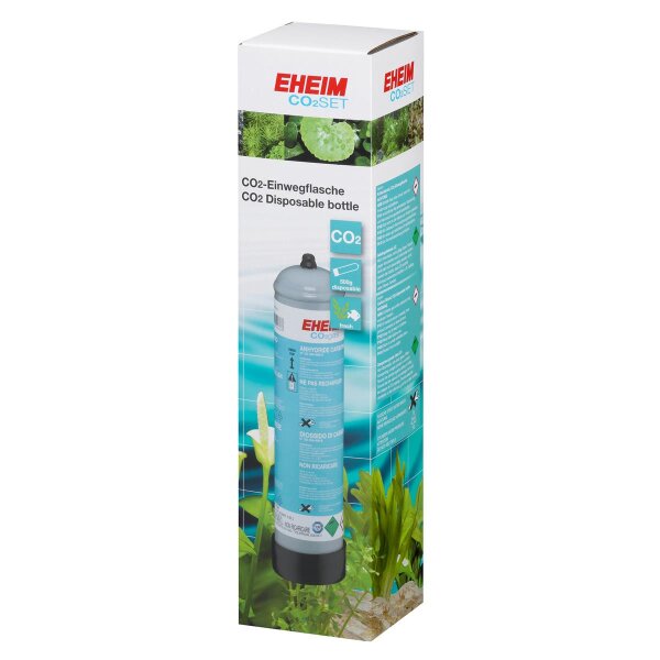 EHEIM CO2-Flasche 500g - Einweg für optimale Pflanzenversorgung