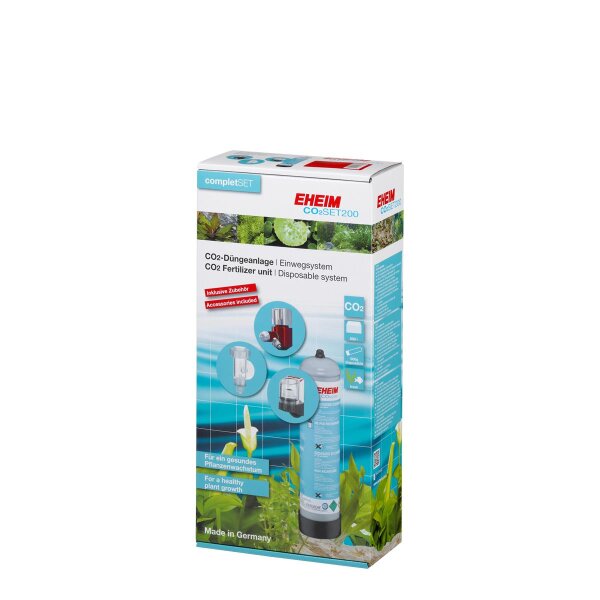 EHEIM CO2 Set 200 Einweg 500g - Optimale Pflanzenversorgung für Ihr Aquarium