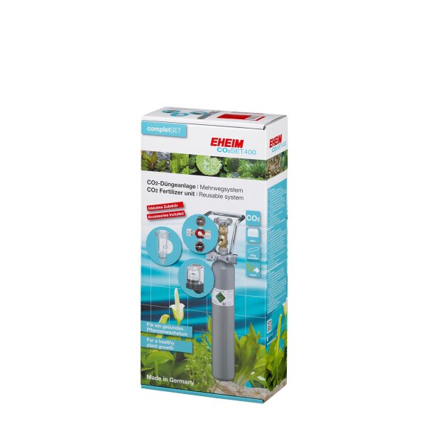 EHEIM CO2 Set 400 Mehrweg 500g - Optimale CO2-Versorgung für Ihre Aquarienpflanz