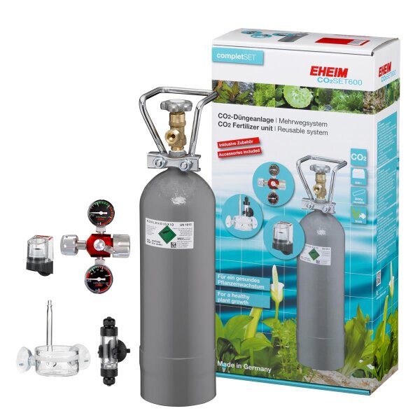 EHEIM CO2 Set 600 Mehrweg 2000g - Premium-Qualität für Ihre Aquarienpflanzen