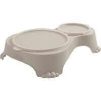 Rotho MyPet Duo Futternapf Sally 1,0L+0,28L - Hellgrau