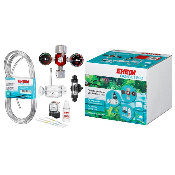 EHEIM CO2 Set 600 Mehrweg 2000g - Premium-Ausrüstung für Ihre Aquarien