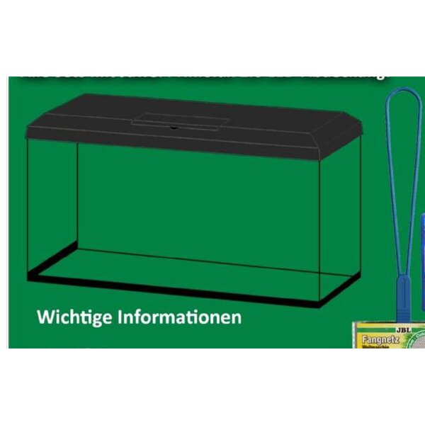 AQUA PET Aquarium-Komplettset Basic Set 80 Weiß 80x35x40 cm