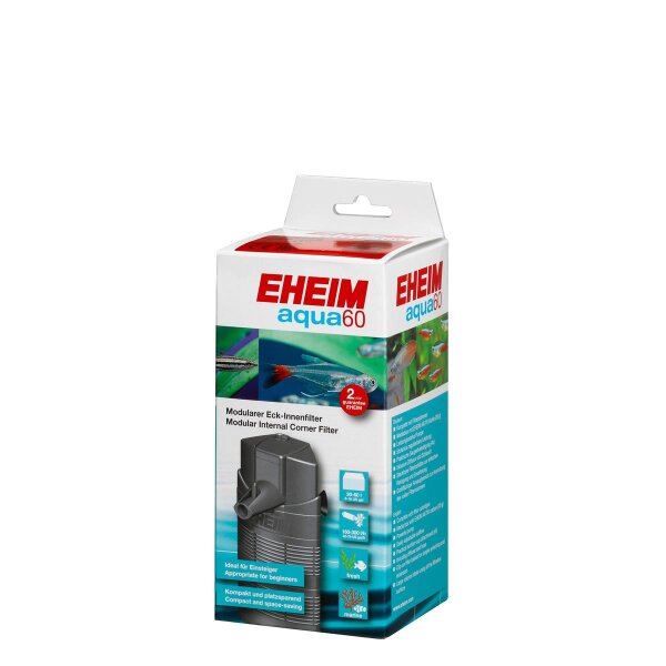 EHEIM Aqua 60 + Filtermasse - Eck-Innenfilter