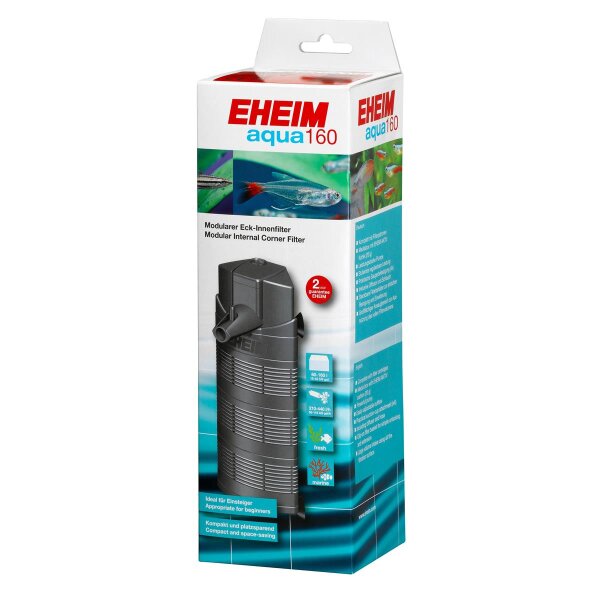 EHEIM Aqua 160 + Filtermasse - Eck-Innenfilter