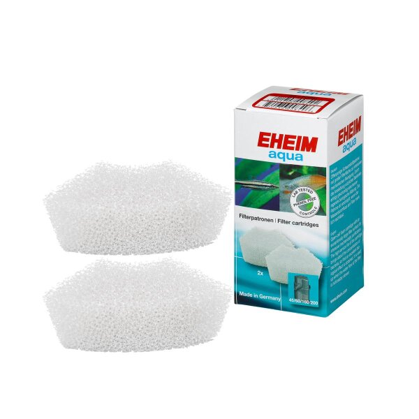 EHEIM Filterpatrone f. aqua - 2 Stück für aquaEckinnenfilter (2206/07/07)