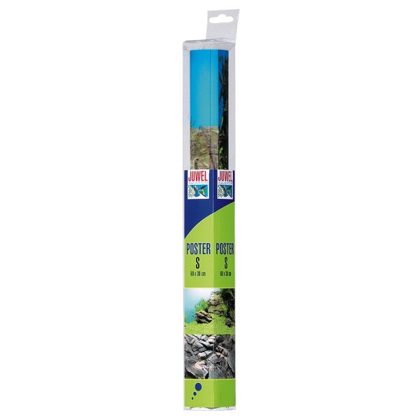 Juwel Aquariumrückwand Poster 1 - Pflanze/Stein, 60 x 30 cm