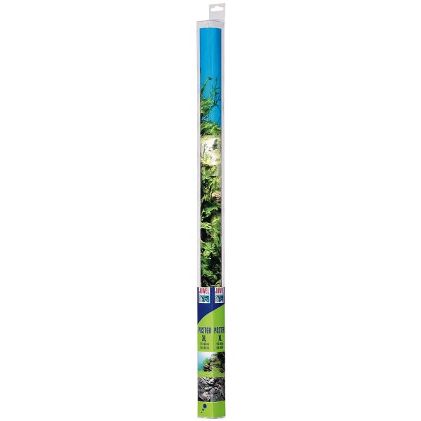 Juwel Aquariumrückwand Poster 1 =XL= Pflanze/Stein - 150 x 60 cm