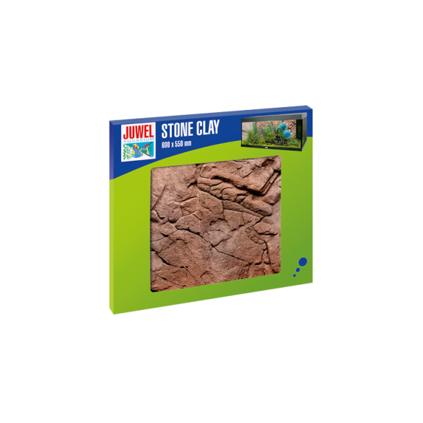 Juwel Motivrückwand Stone Clay - Naturgetreue Felsstruktur für Ihr Aquarium