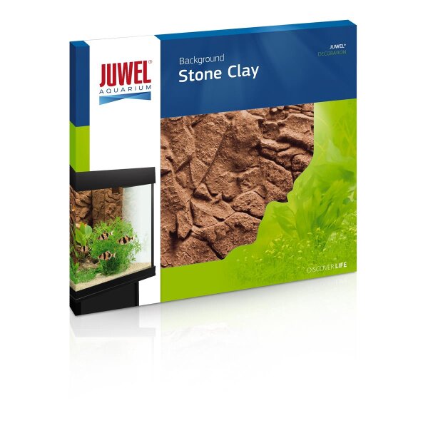 Juwel Motivrückwand Stone Clay - Naturgetreue Felsstruktur für Ihr Aquarium