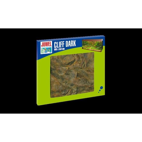 Juwel Motivrückwand Cliff Dark - Naturgetreue Felsstruktur für Ihr Aquarium