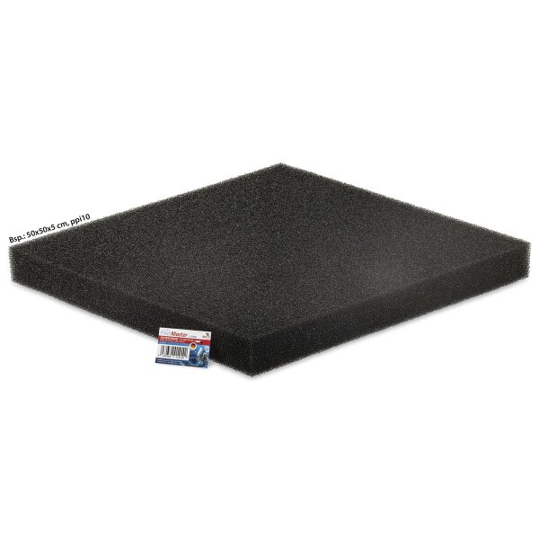 AS Aquaristik OHG +Filterschaum schwarz grob 50x50x2cm - Reinigung für Ihr Aquar