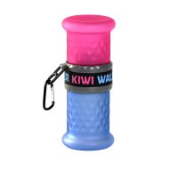 Kiwi Walker +KW Travel Bottle 2in1 Pink/Blau - Dein...
