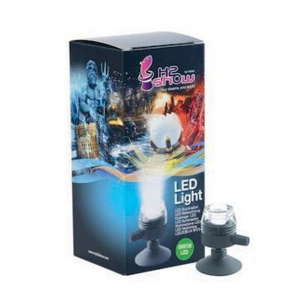 Hydor H2ShOw LED Aquarium Unterwasser Beleuchtung Grün 2W - Stilvoll & Energieef