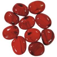Dekoration Glas-Nuggets Rot Dose 0,75kg 8x12cm
