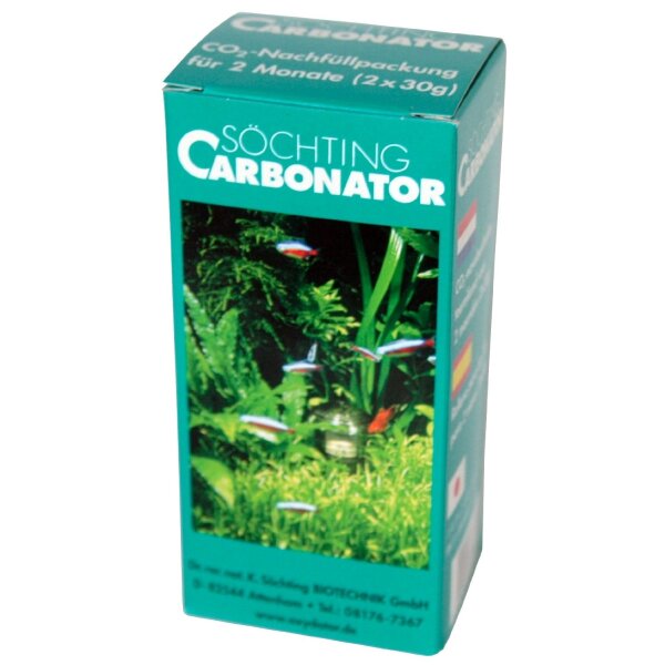 Söchting Carbonator Nachfüllpack (2x30g) - CO2 Versorgung für Pflanzen