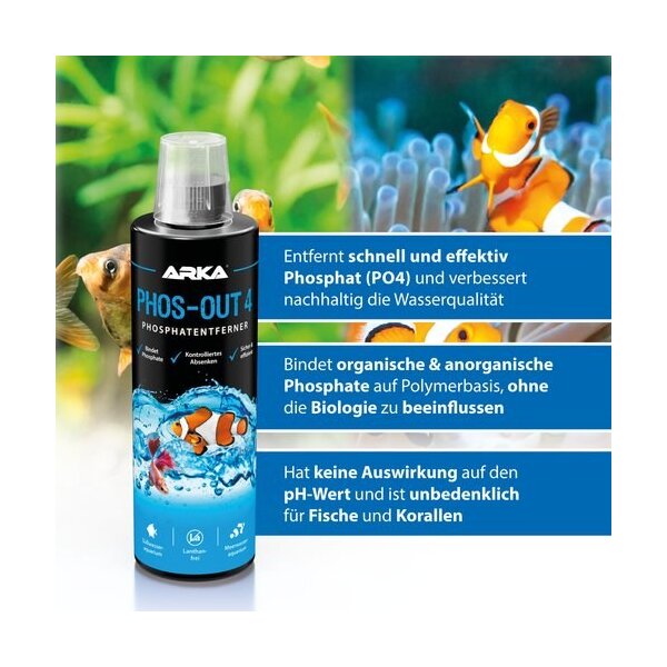 ARKA MICROBE-LIFT Filtermedium Phos-Out 4 - Phosphat-Entferner - 15kg - Nur für Händler Eigenbedarf