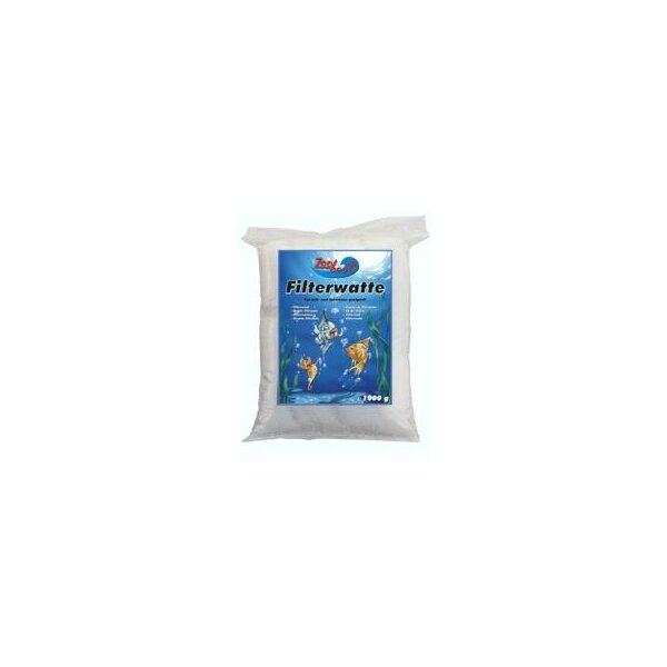 ZooBest Filterwatte Weiß - 1000 g Beutel