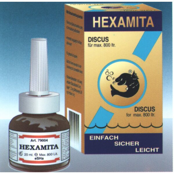 eSha Hexamita 20ml - Effektive Bekämpfung der Lochkrankheit für Diskusbuntbarsch