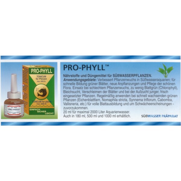 eSha PRO-PHYLL - Der ultimative Pflanzendünger für prächtige Aquarienpflanzen