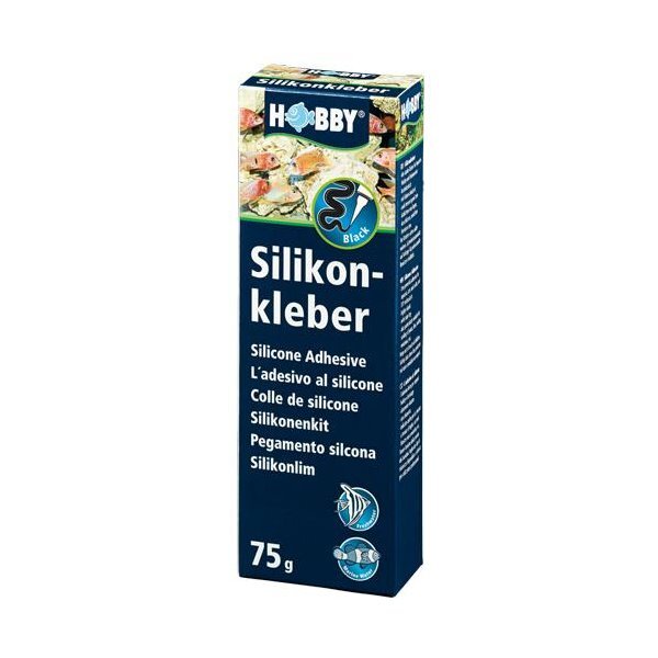 Hobby Silikonkleber schwarz 75g - Aquaristik-Qualität
