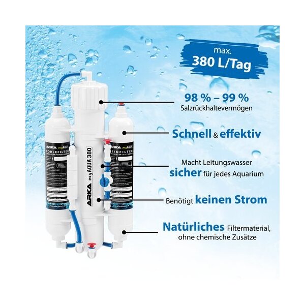 ARKA MICROBE-LIFT Umkehrosmoseanlage MYAQUA 380 bis zu 380l/Tag