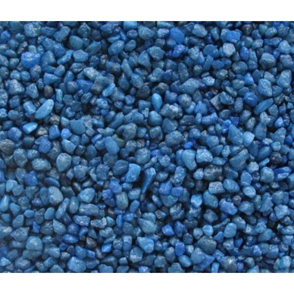 Orbit 4420 Farbkies Blau - Dekorativer Bodengrund für Ihr Aquarium