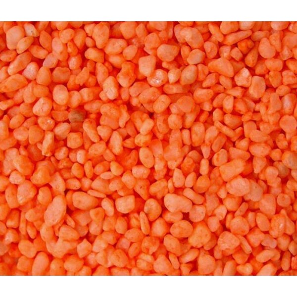 Orbit 4438 Farbkies Orange / Körnung 3-5mm / 5Kg Beutel