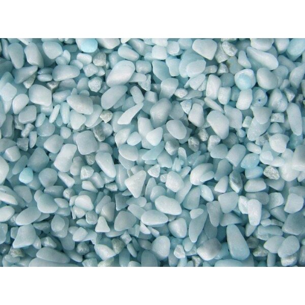 Orbit 4440 Farbkies Pastellblau - Dekoratives Aquarium-Bodengrund