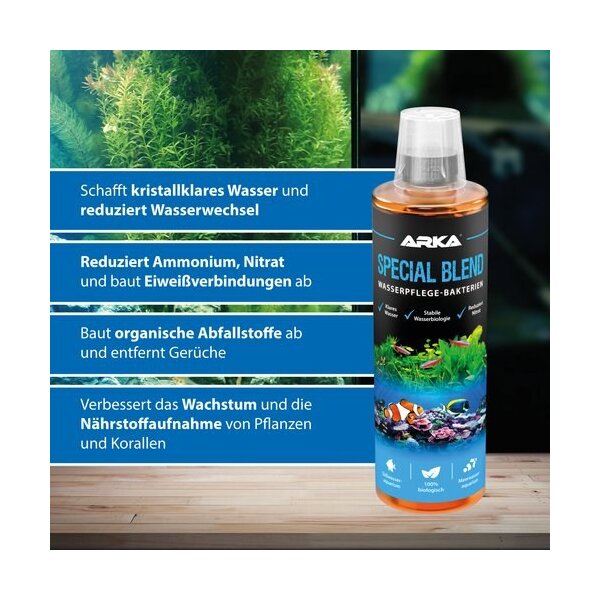 ARKA MICROBE-LIFT Wasseraufbereitung Teich Special Blend - Wasserpflege Bakterien - 3785ml