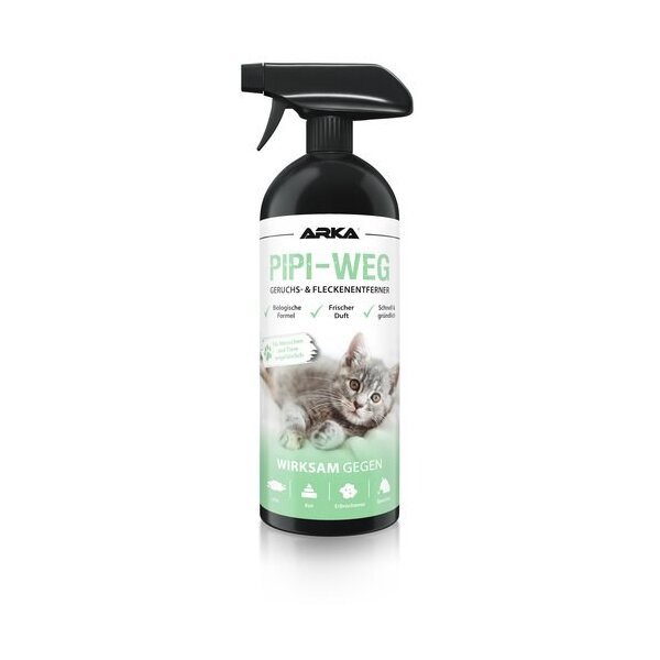 ARKA MICROBE-LIFT Reiniger Pipi-Weg Katze - Urin & Fleckenentferner - 750ml