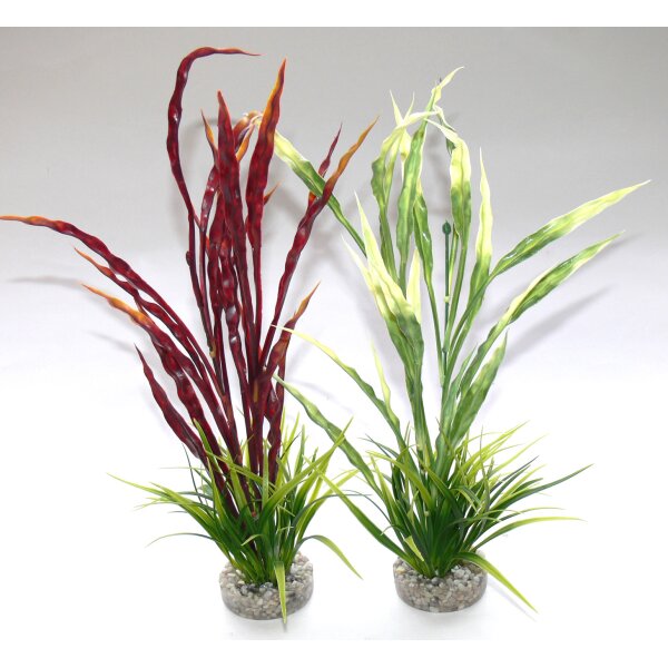 Sydeco Atoll Grass 40cm - Naturgetreue Dekoration für Aquarien & Terrarien