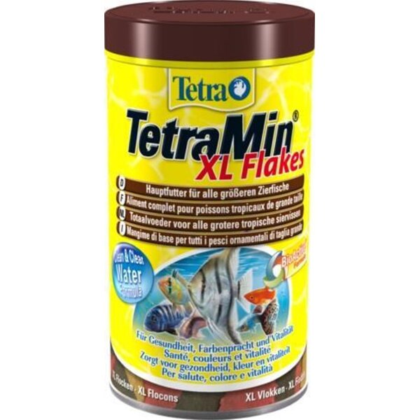 Tetra Min XL Flakes - Gesundes Hauptfutter für Zierfische