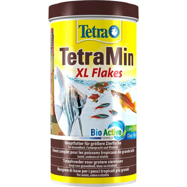 Tetra Min XL Flakes - Gesundes Hauptfutter für Zierfische
