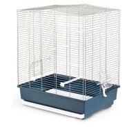 MPS Lisa - Silber/Blau Vogelkäfig für Sittiche...