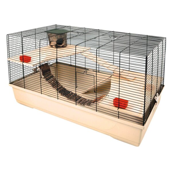 MPS Hamster 102 Nature - Großzügiger Holzkäfig für Hamster
