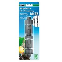 JBL Schlauchkupplung Doppelhahn Schnellkupplung 16/22mm