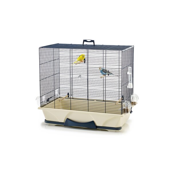 Savic Primo 50 Blau/Beige - Die perfekte Vogelheim für Zwerghähne und Kanarienvö