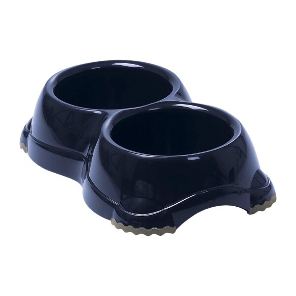 Moderna-H107-0331-0060 Double Smarty Bowl - Hundedoppelnapf in Royal Blue