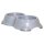Moderna-H107-0330-0060 Double Smarty Bowl - Hundedoppelnapf in Warm Gray