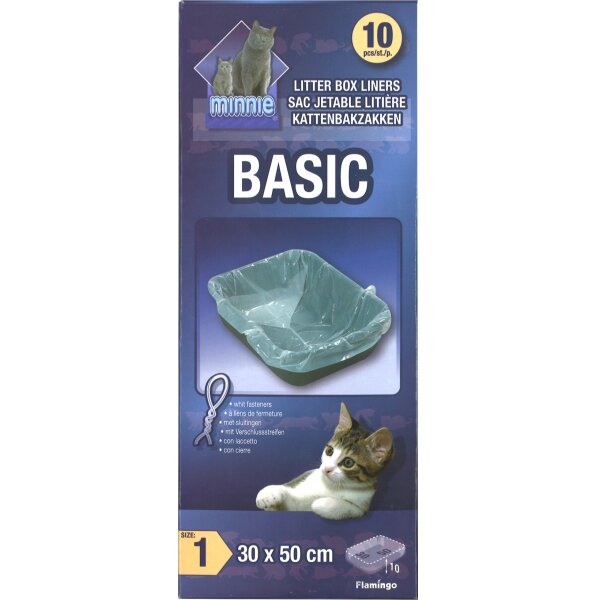 Flamingo Katzenstreubeutel Basic - Hygienisch & Praktisch
