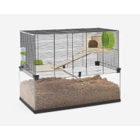 MPS Nagerkäfig Gerbillo 120 Nature Glas/Holz...
