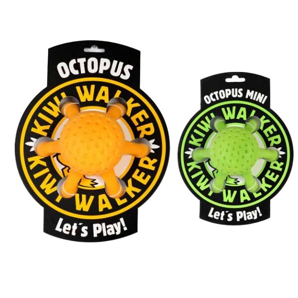 KIWI WALKER Hundespielzeug Octopus Mini Grün